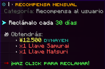 Recomensa Mensual